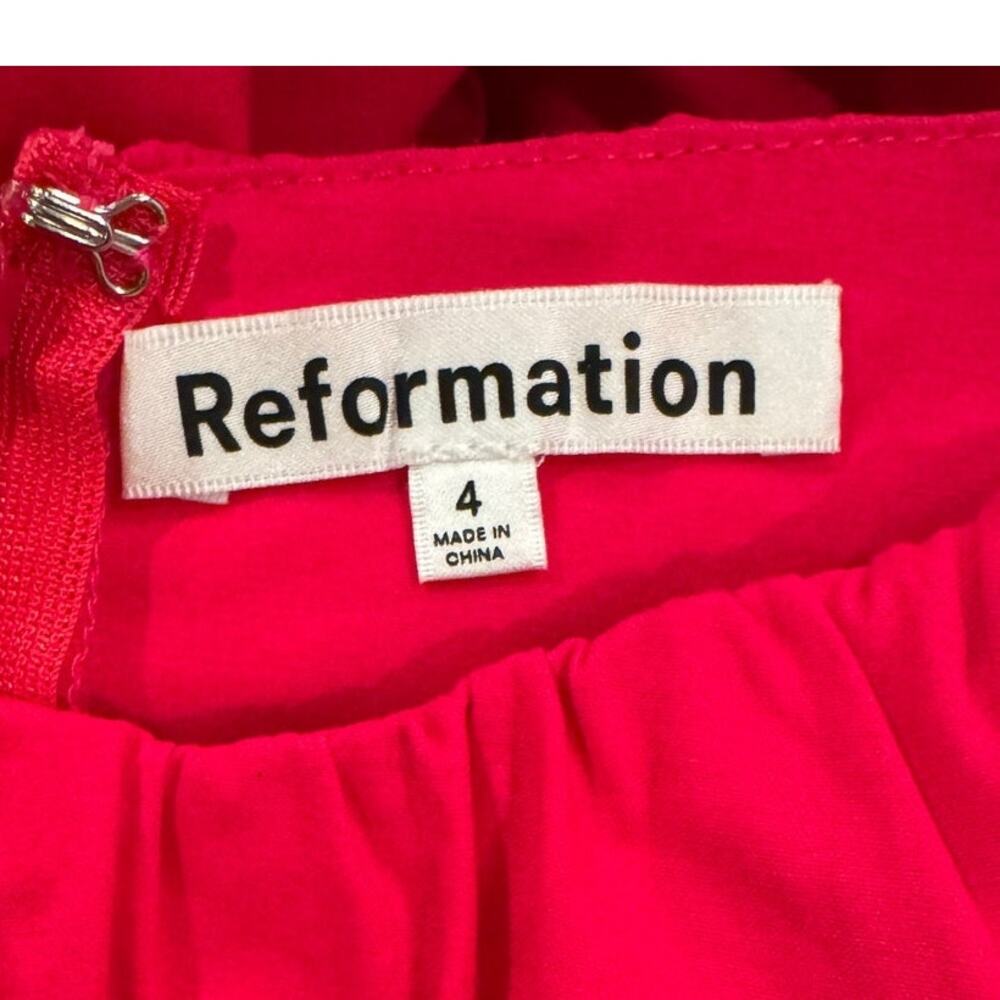 Reformation Farley Dress in Corvette Size 4 - Picture 5 of 7